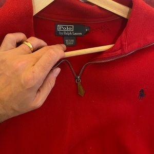 Polo Ralph Lauren Men’s Pullover size XL 3/4th zip